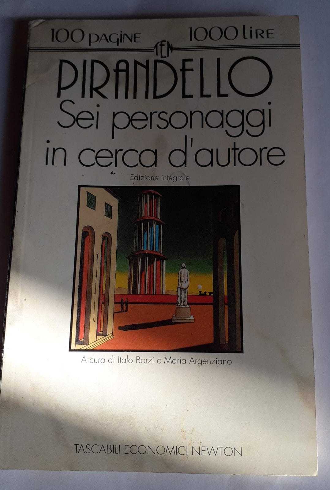 Sei personaggi in cerca d'autore - copertina