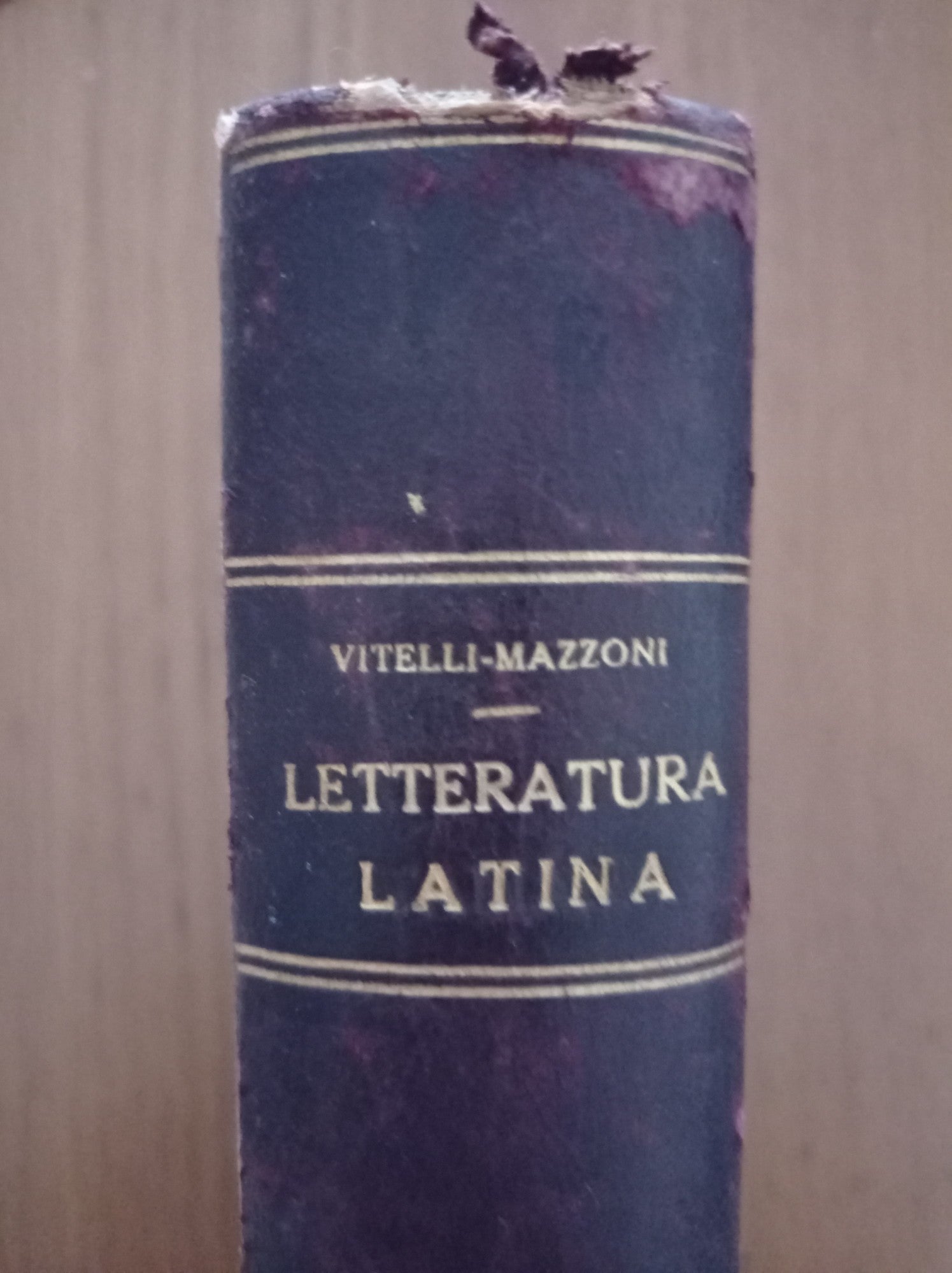 Manuale della letteratura latina - copertina