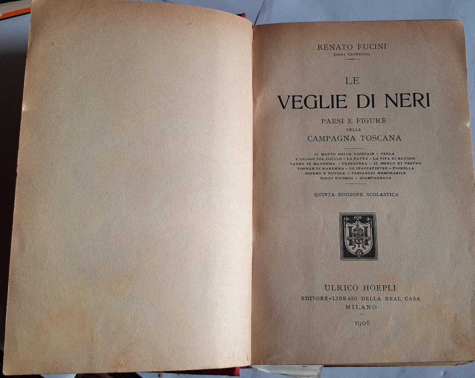 Le veglie di Neri. Poesie e figure della campagna Toscana - copertina