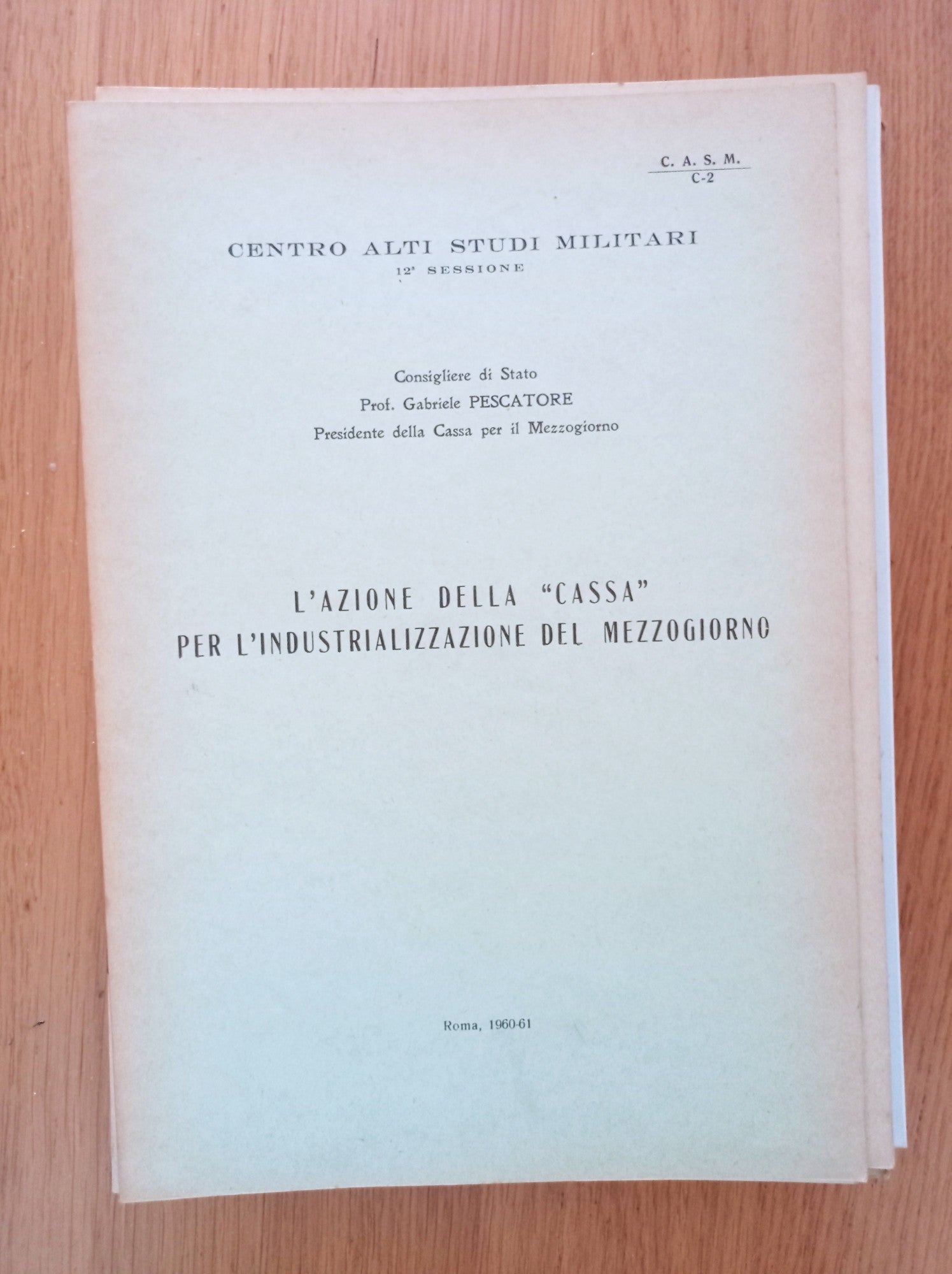 L' azione della "Cassa" per l'industrializzazione del Mezzogiorno - copertina