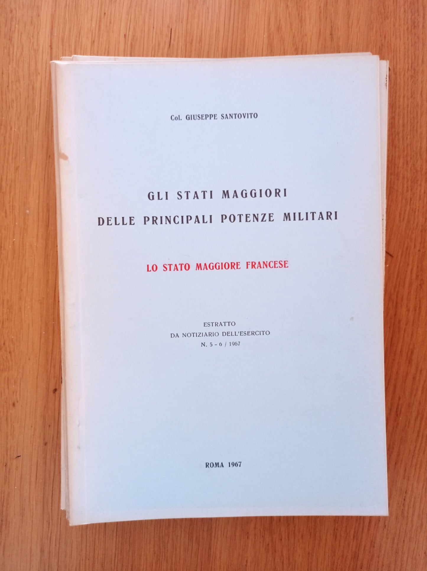 Gli Stati Maggiori delle principali potenze militari: Lo Stato Maggiore francese - copertina