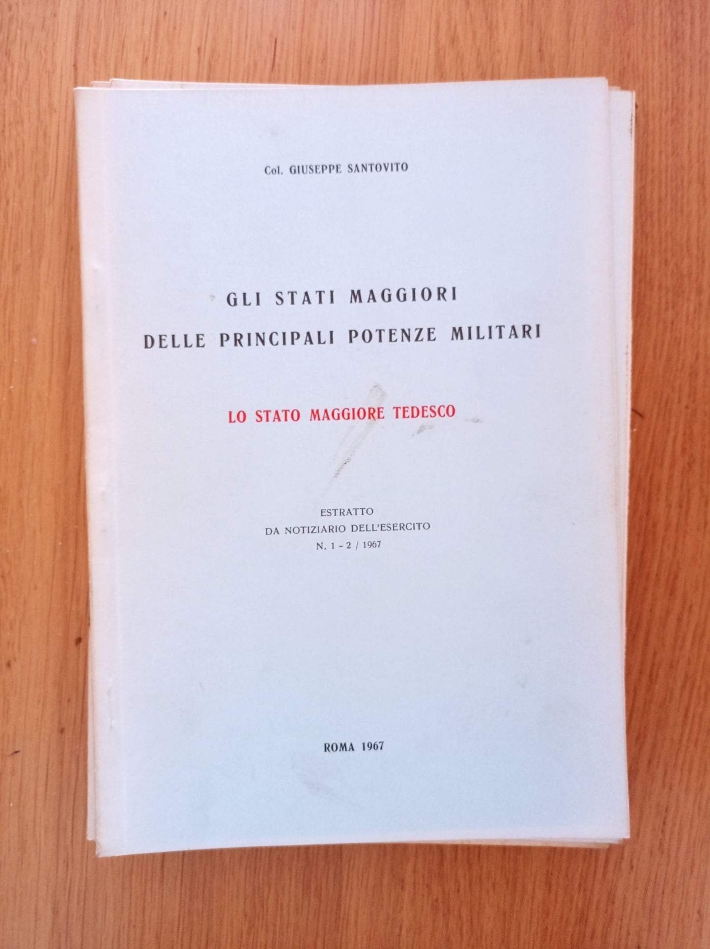 Gli Stati Maggiori delle principali potenze militari: Lo Stato Maggiore Tedesco - copertina