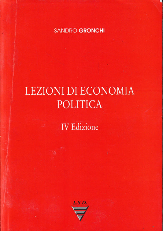 Lezioni di economia politica - copertina