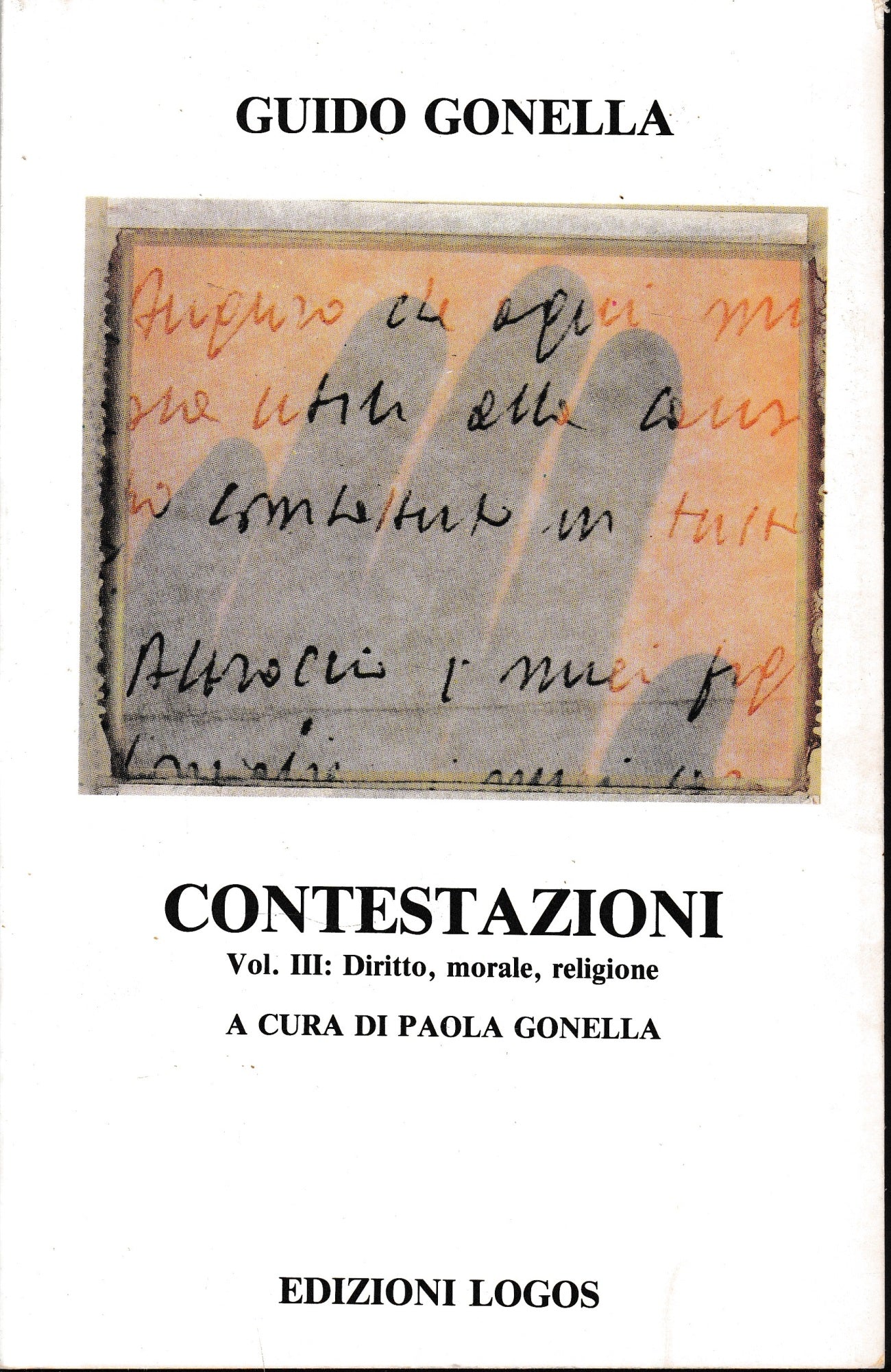 Contestazioni. Vol. III: Diritto, morale, religione - copertina