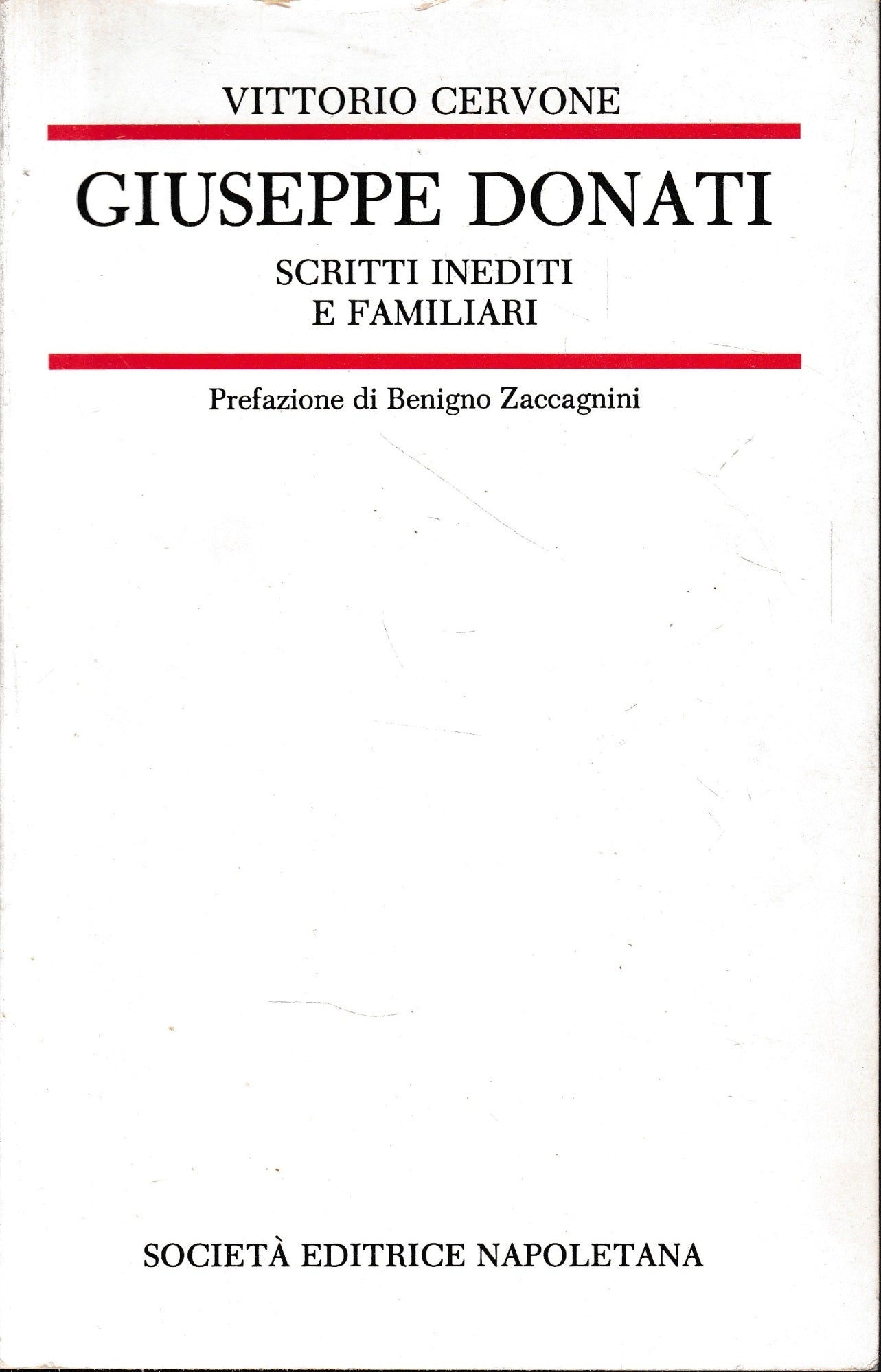 Giuseppe Donati. Scritti inediti e familiari. - copertina
