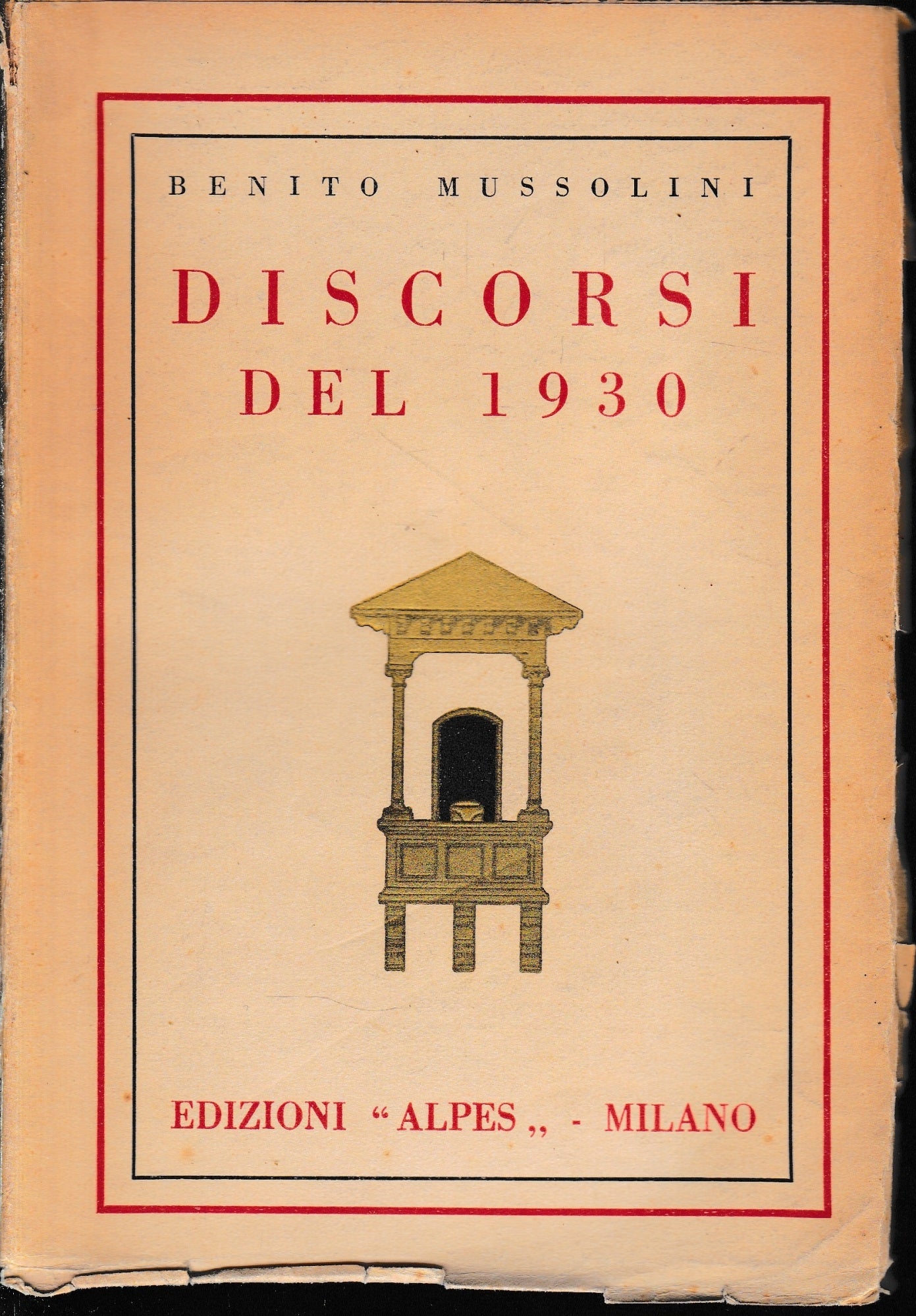 Discorsi del 1930 - copertina