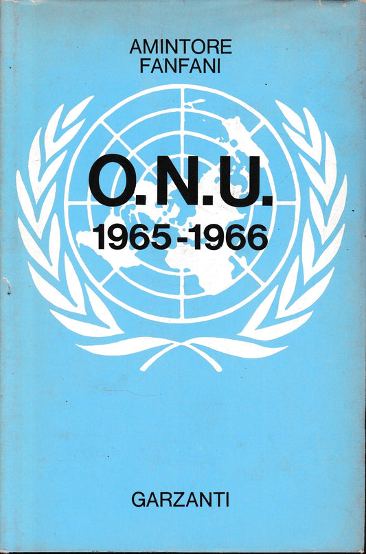 O.N.U. 1965-1966 - copertina