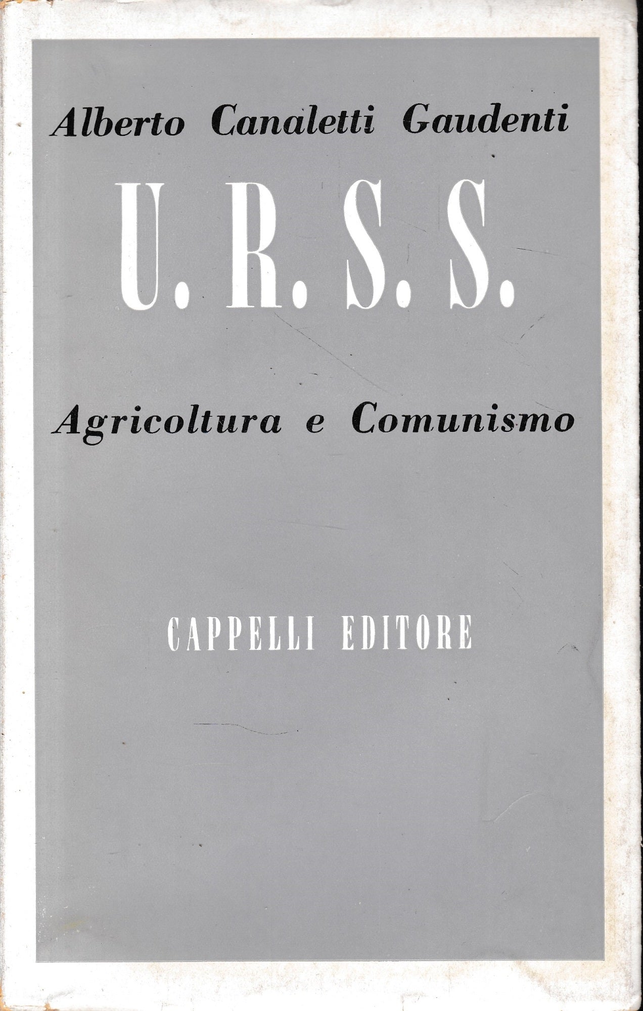 U.R.S.S. Agricoltura e Comunismo - copertina