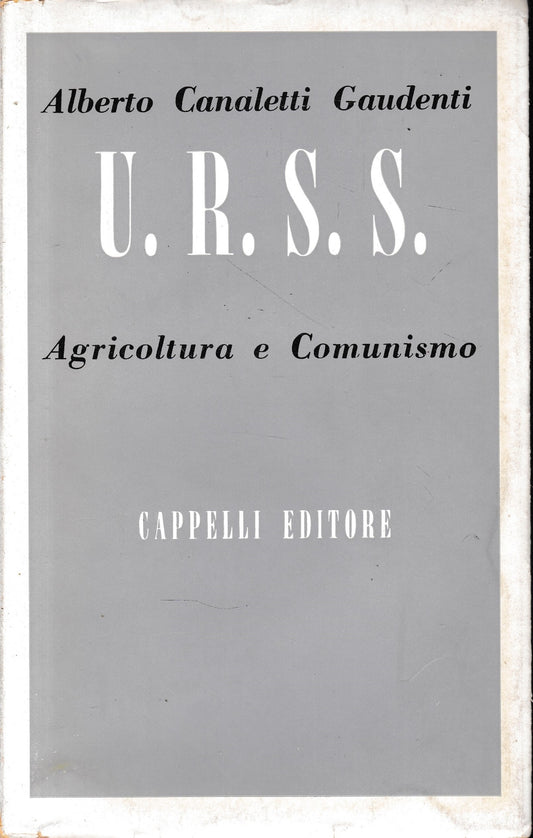 U.R.S.S. Agricoltura e Comunismo - copertina