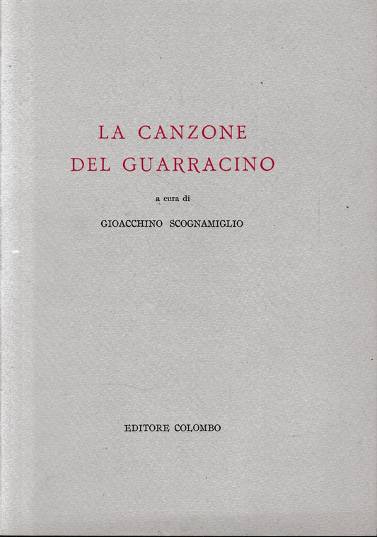 La canzone del Guarracino - copertina
