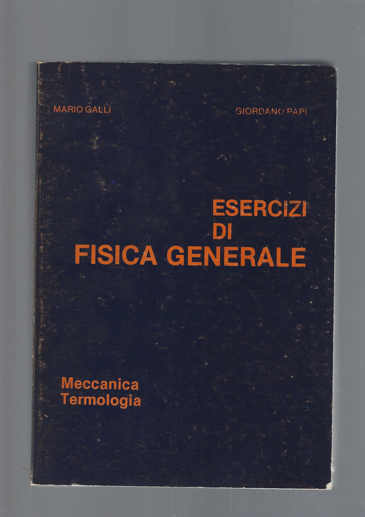 ESERCIZI DI FISICA GENERALE - copertina