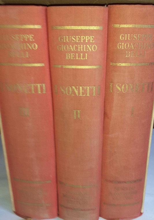 I Sonetti. Volume I II III - copertina