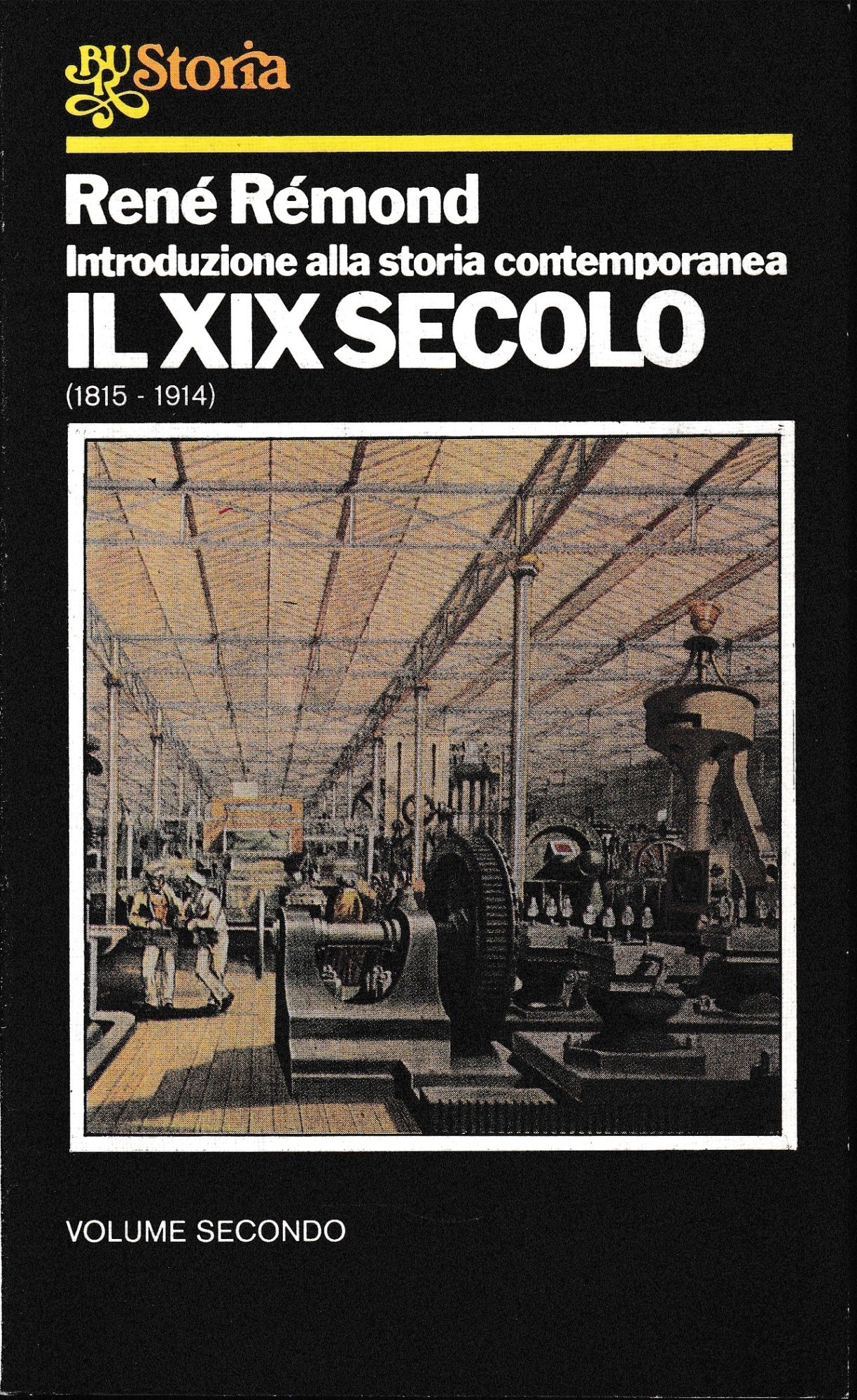 Introduzione alla storia contemporanea. Il XIX secolo (1815-1914) (Vol. 2°) - copertina
