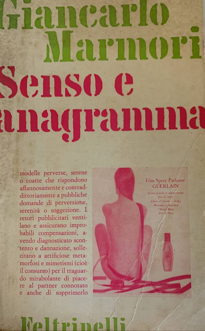 Senso e anagramma - copertina