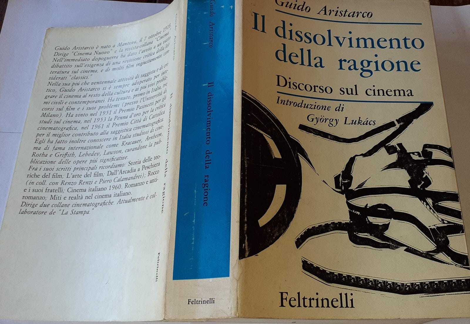 Il dissolvimento della ragione. Discorso sul cinema - copertina