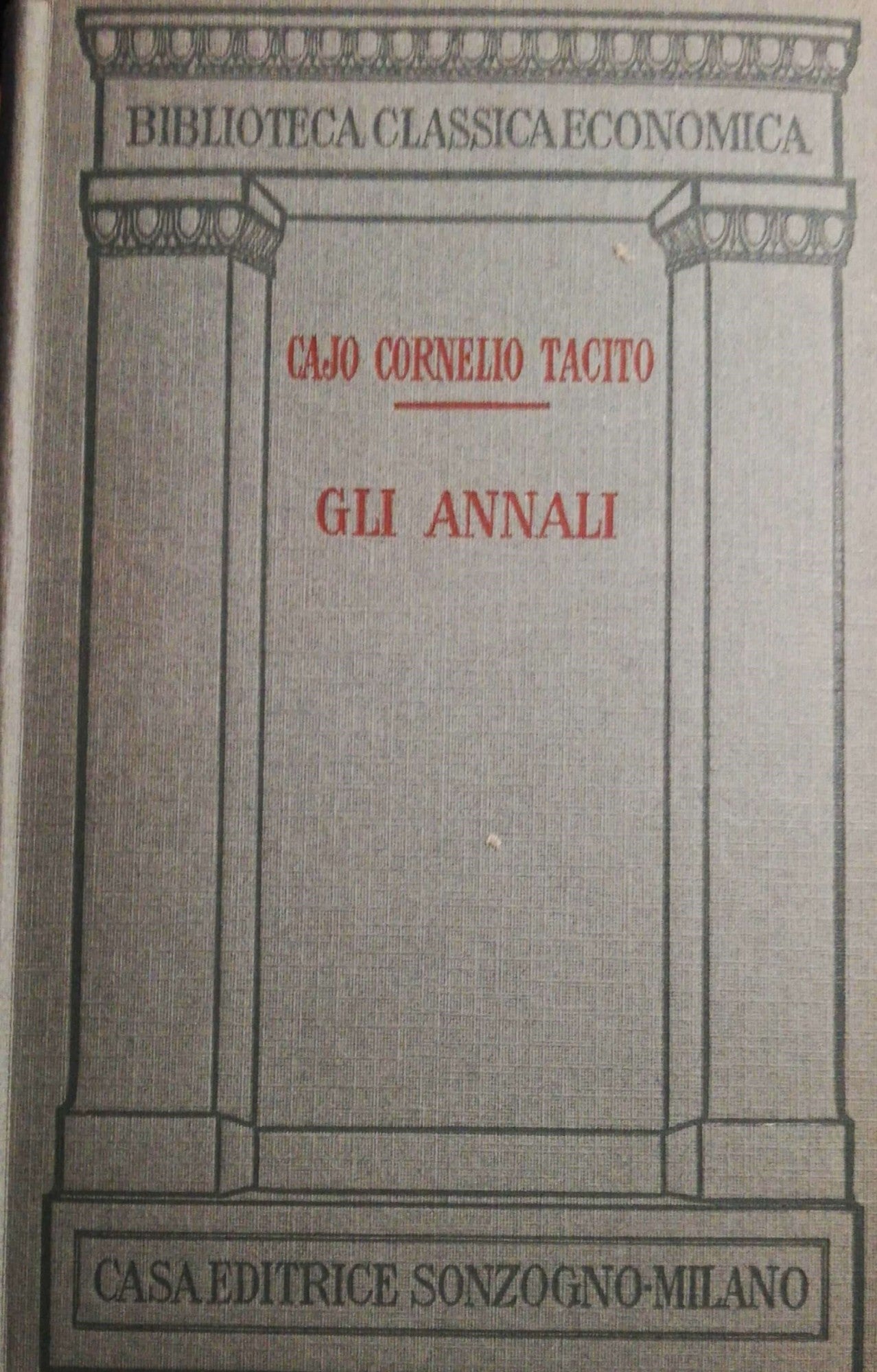 Gli annali - copertina
