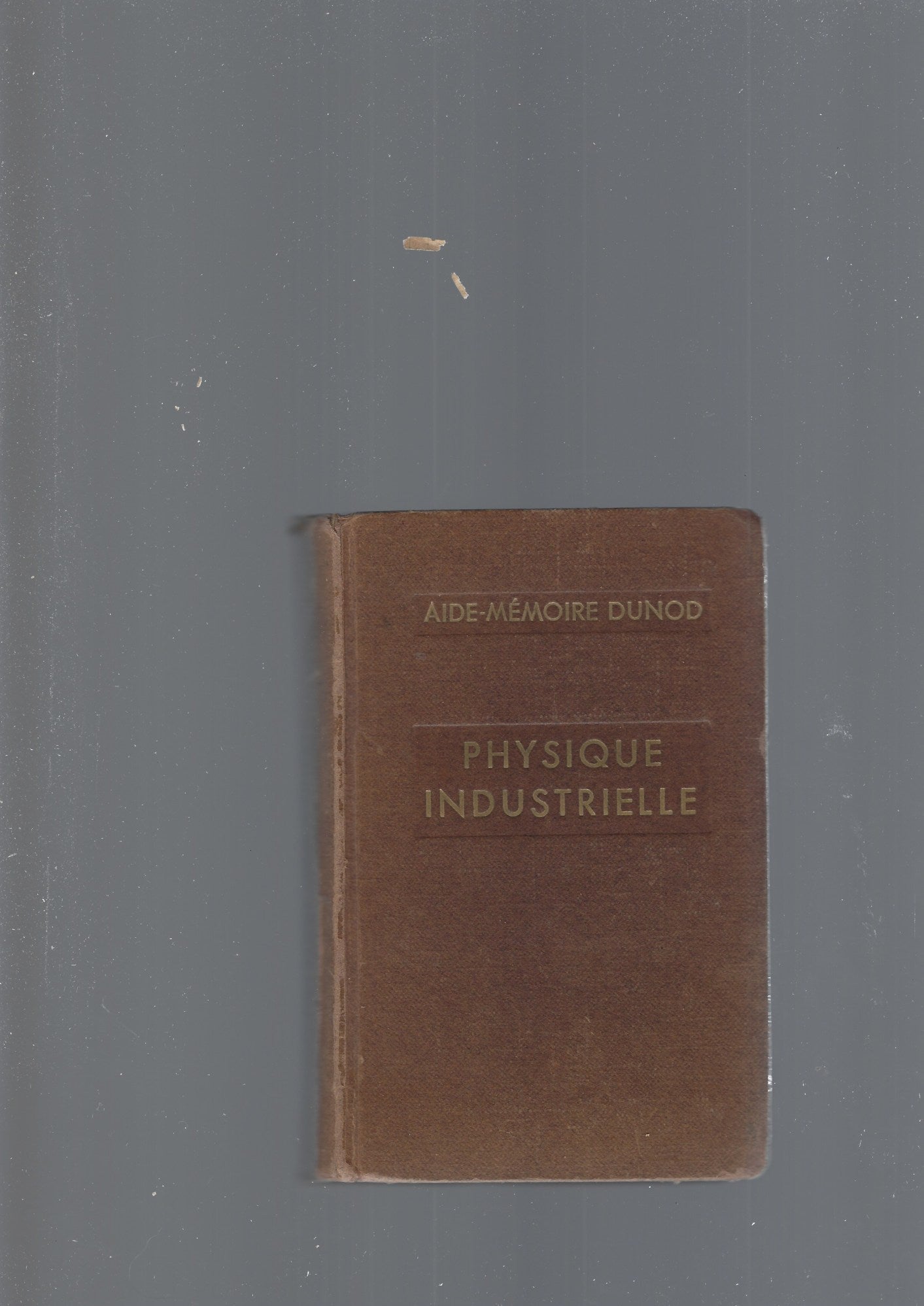 PHYSIQUE INDUSTRIELLE - copertina