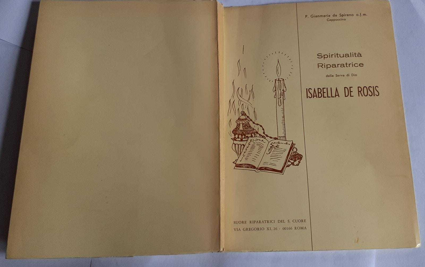 Spiritualita' riparatrice della serva di DioIsabella De Rosis - copertina
