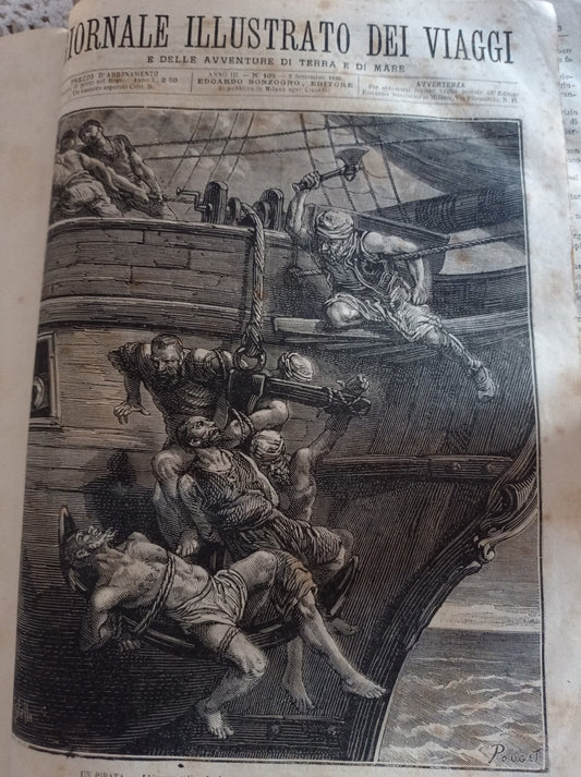 Giornale illustrato dei viaggi e delle avventure di terra e di mare - copertina