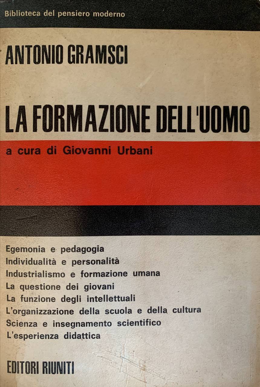 La formazione dell'uomo - copertina