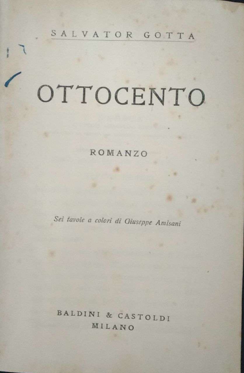 Ottocento - copertina