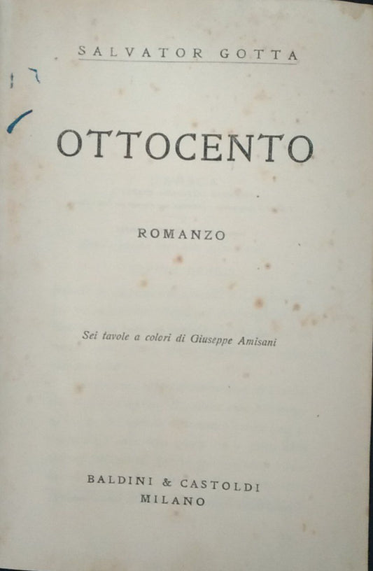 Ottocento - copertina