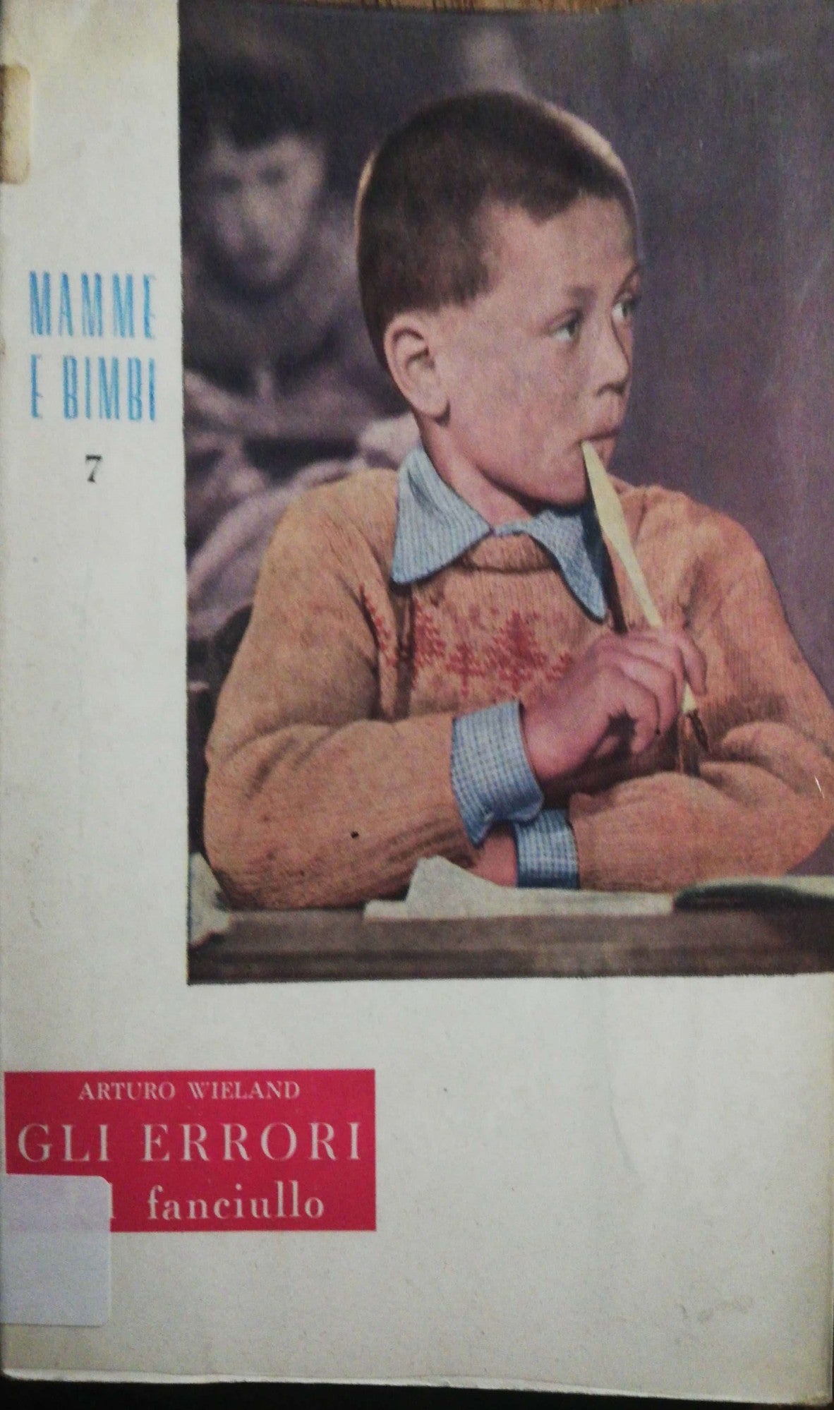 Gli errori del fanciullo - copertina