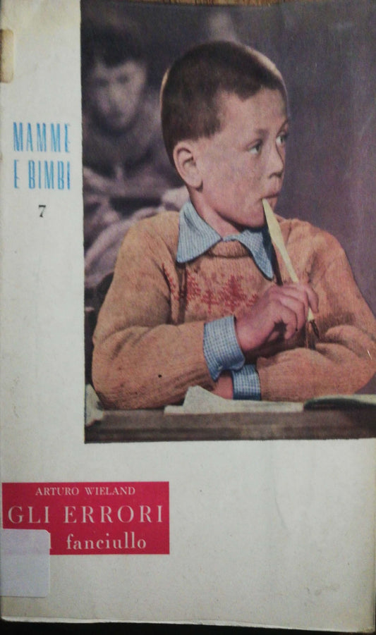 Gli errori del fanciullo - copertina