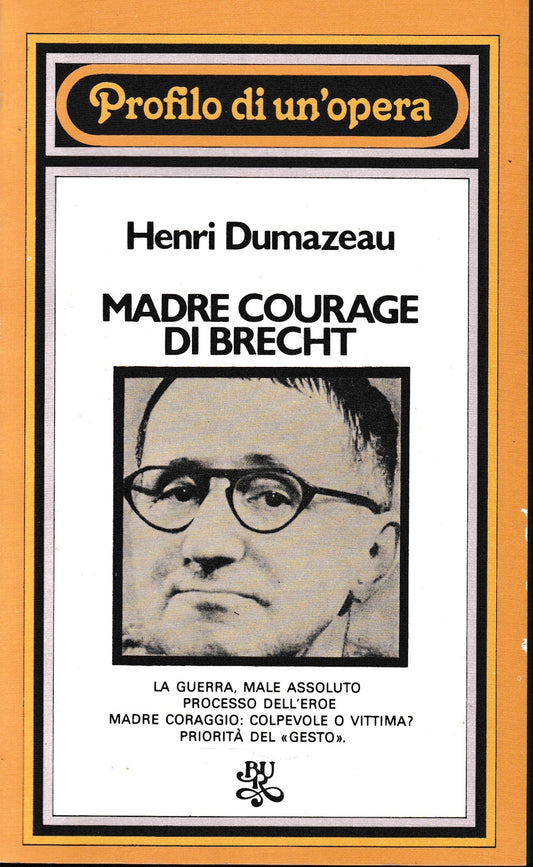 Madre Courage di Brecht - copertina