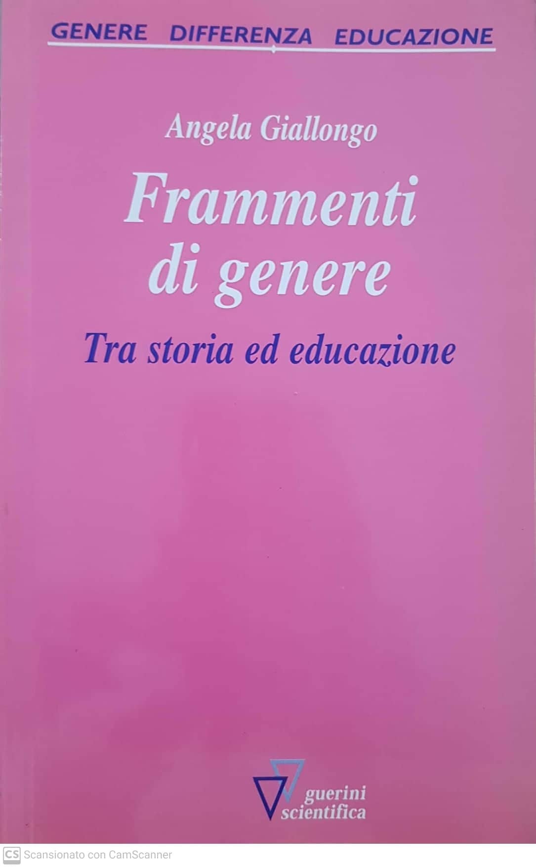 Frammenti di genere : tra storia ed educazione - copertina