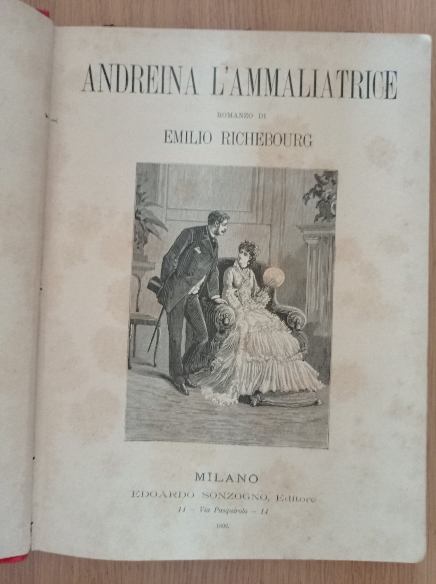 Andreina l'ammaliatrice - copertina