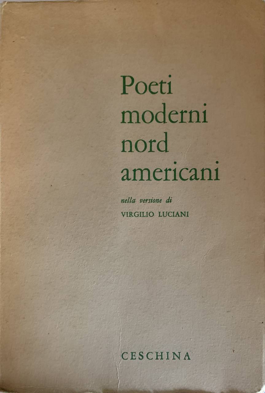 Poeti moderni nord americani - copertina