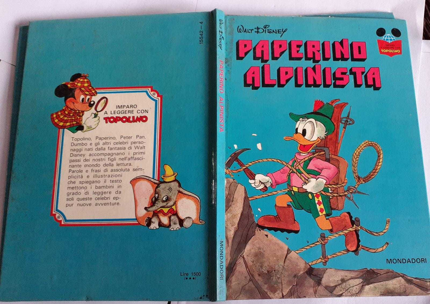 Paperino alpinista - copertina