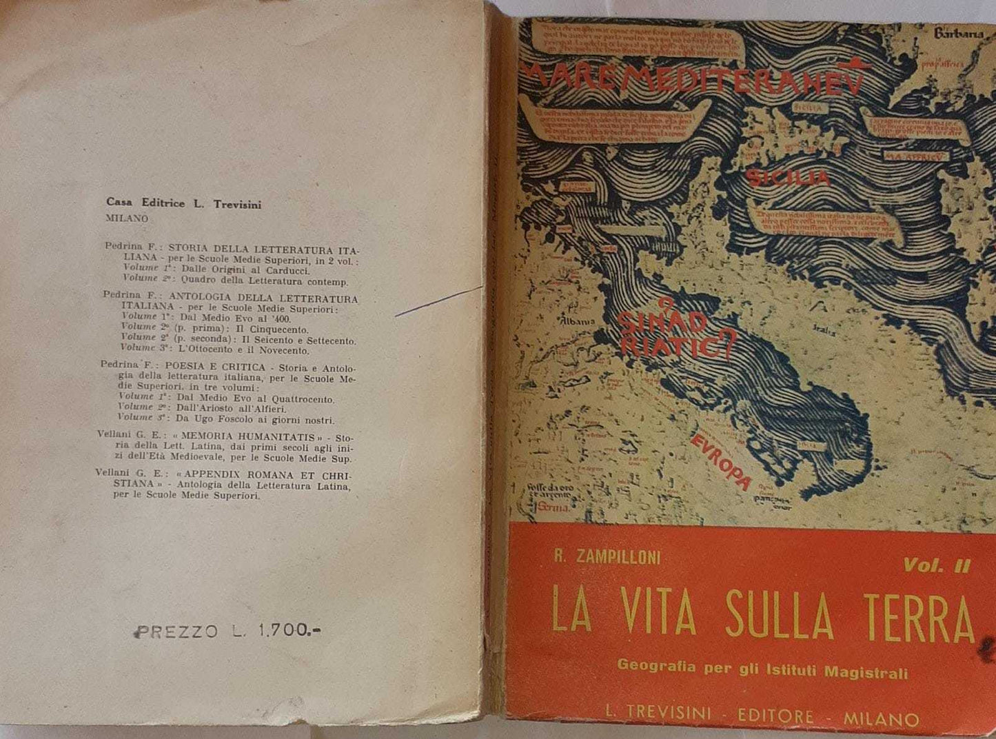 La vita sullla terra. Corso di geografia per gli istituti magistrali. Volume II - copertina