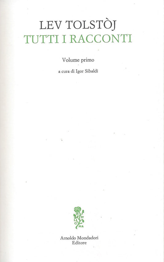 Tutti i racconti - copertina