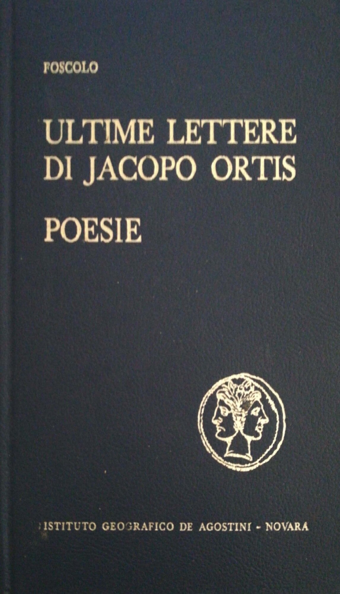 Ultime lettere di Jacopo Ortis - copertina