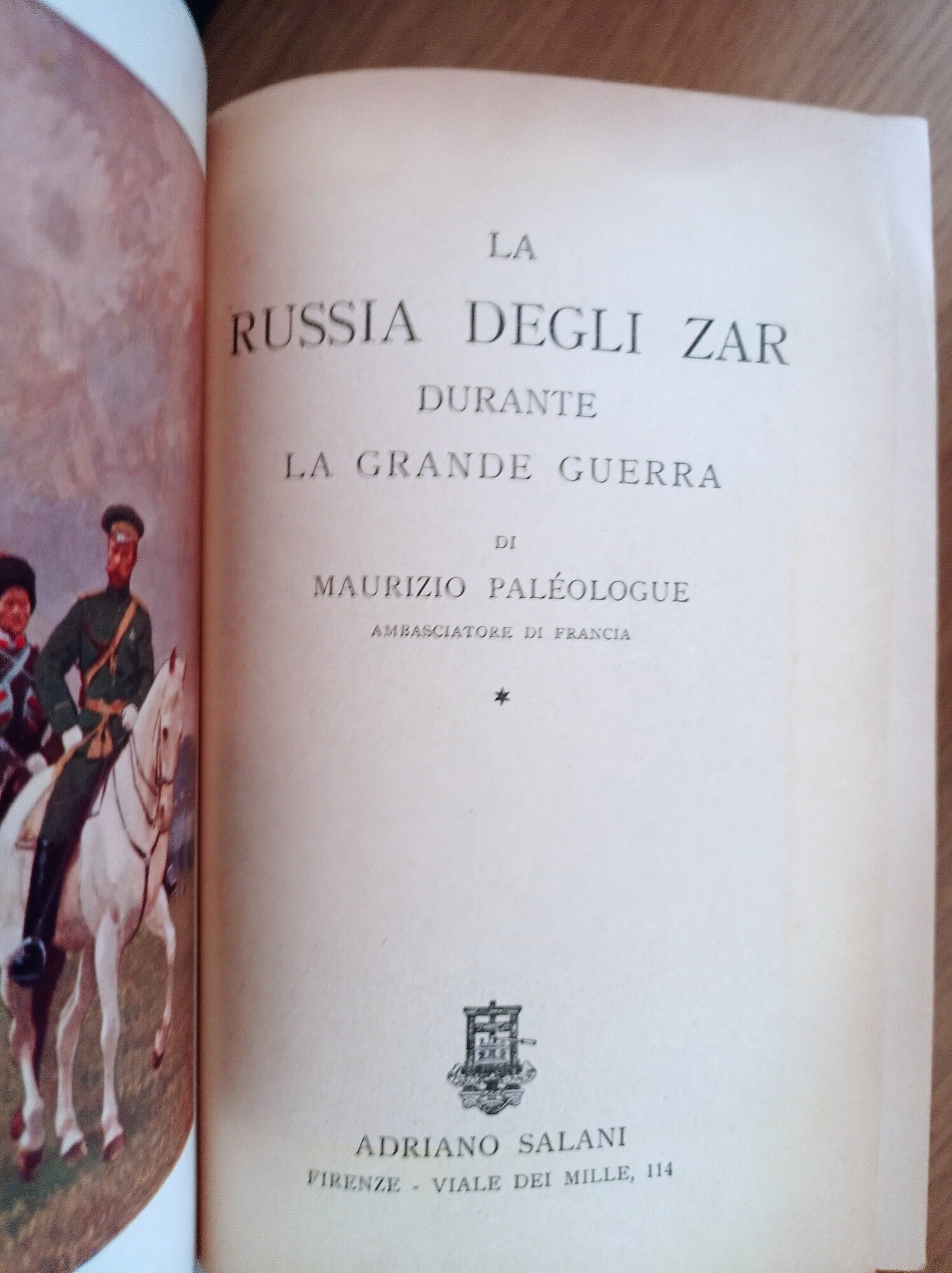 La Russia degli zar durante la grande guerra (due volumi) - copertina