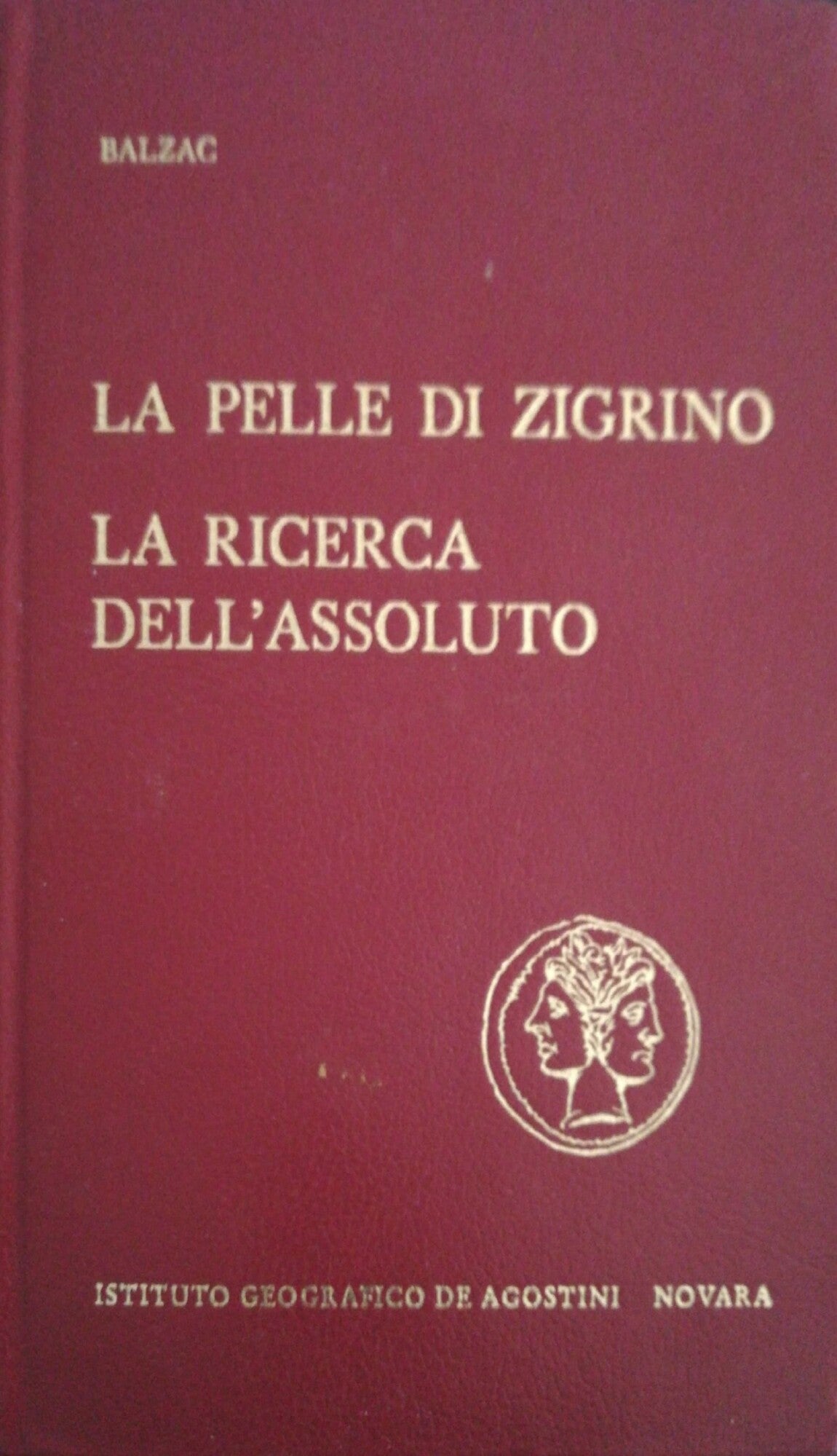 La pelle di Zigrino, la ricerca dell'assoluto - copertina