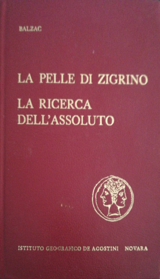 La pelle di Zigrino, la ricerca dell'assoluto - copertina