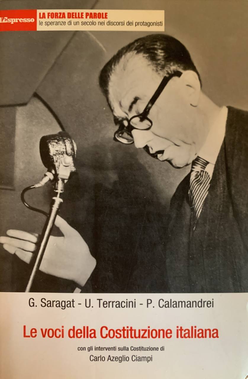 Le voci della Costituzione italiana - copertina
