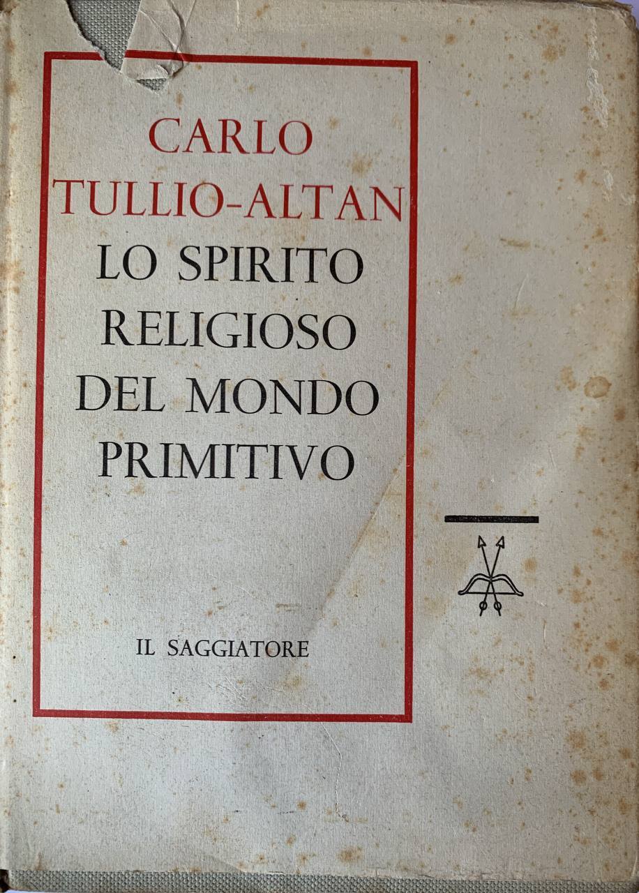 Lo spirito religioso del mondo primitivo - copertina