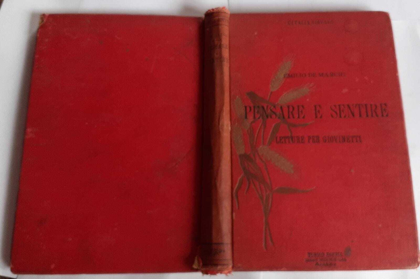 Pensare e sentire. Letture varie per i giovinetti - copertina