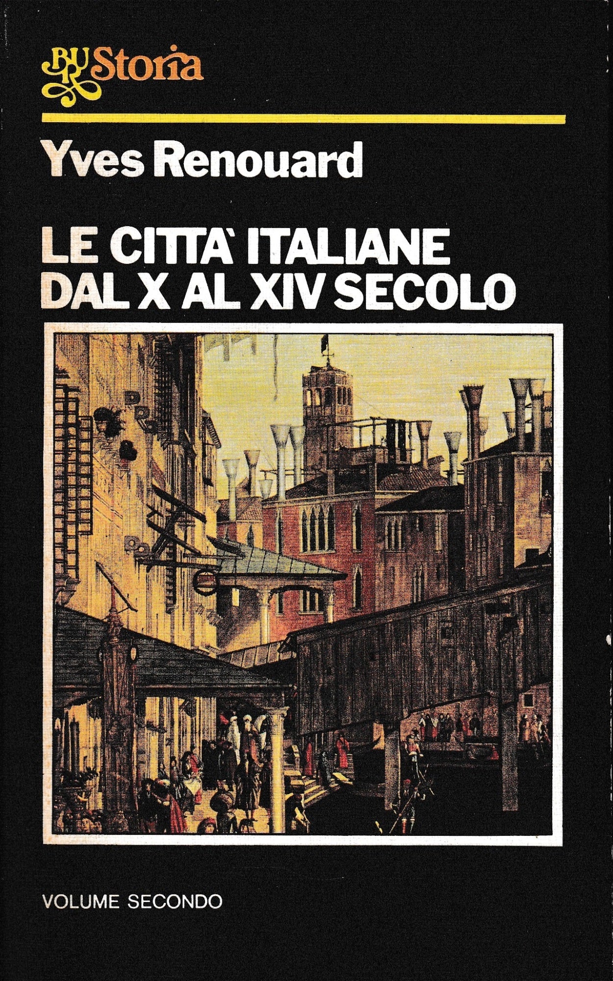 Le città italiane dal X al XIV secolo, vol. 2° - copertina