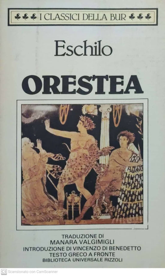 Orestea. Ediz. bilingue - copertina