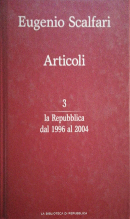 La Repubblica dal 1996 al 2004 - copertina