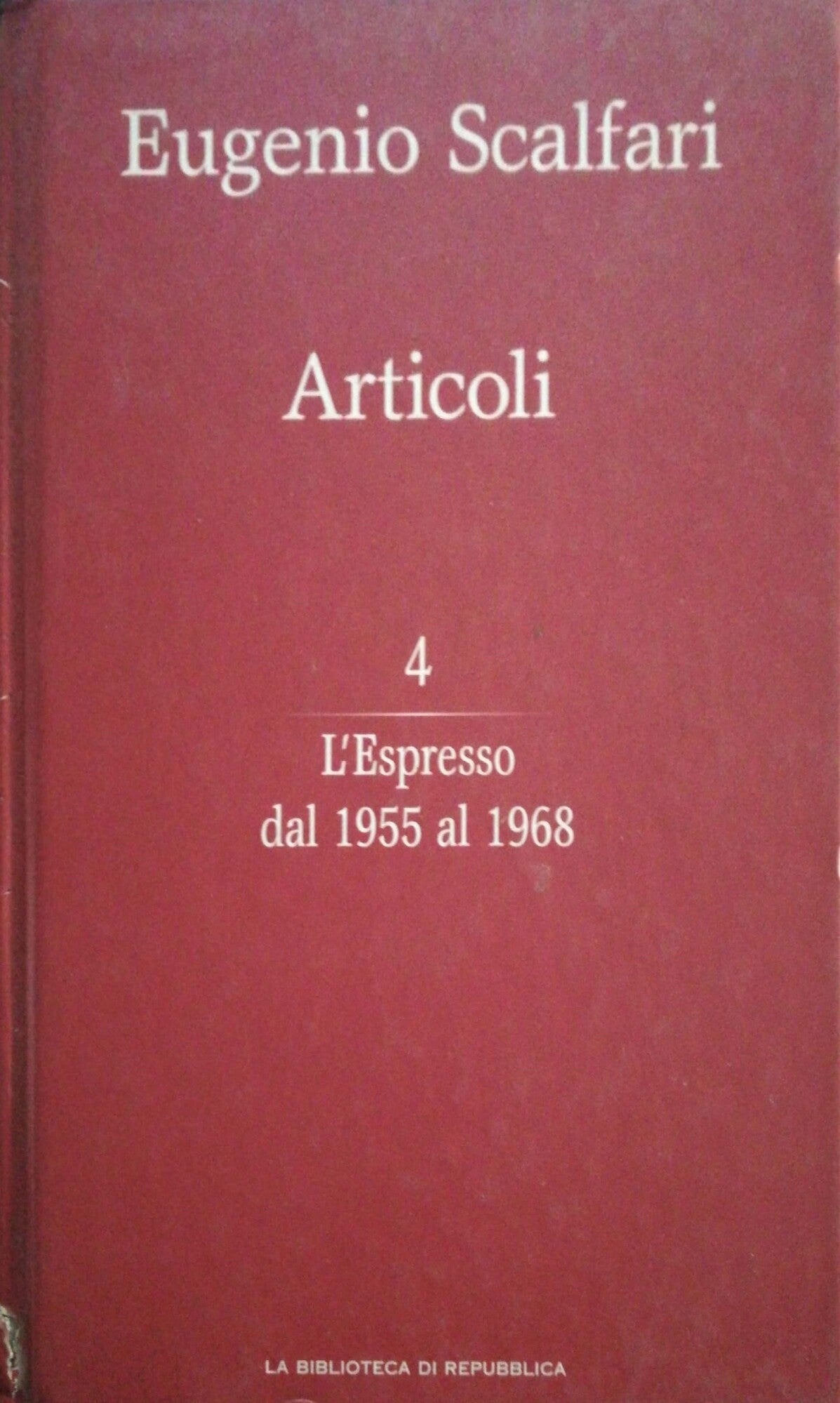 L'Espresso dal 1955 al 1968 - copertina