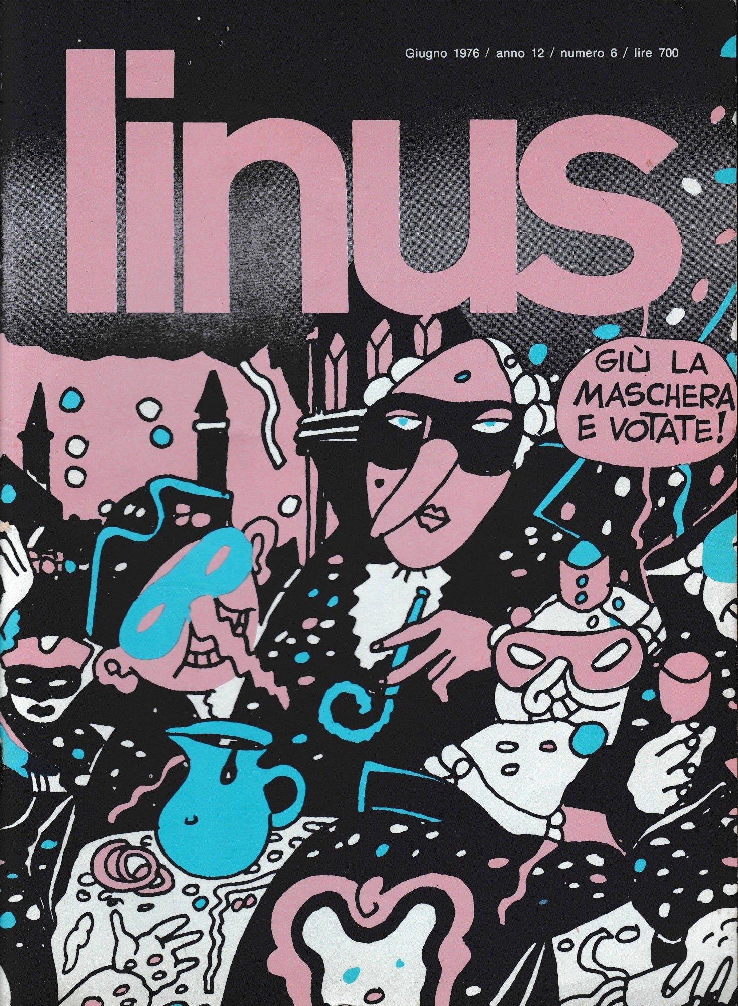 Linus. Giugno 1976 / anno 12 / n. 6 - copertina