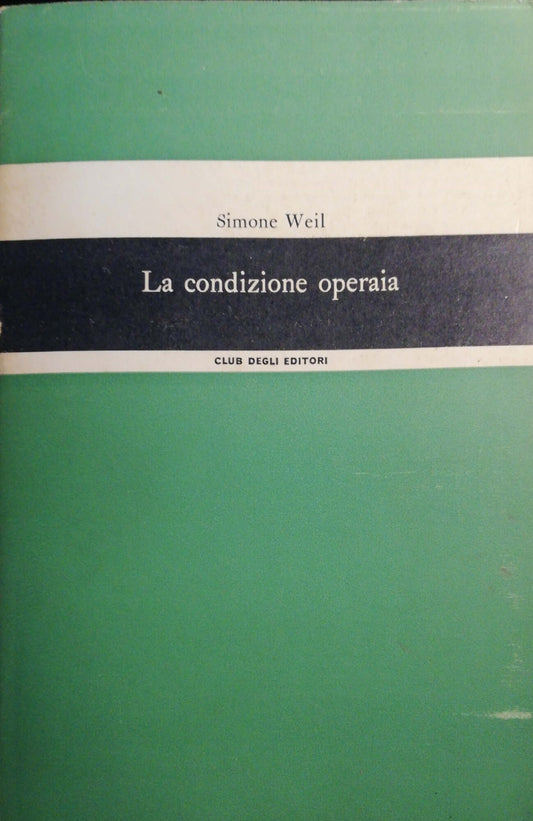 La condizione operaia - copertina