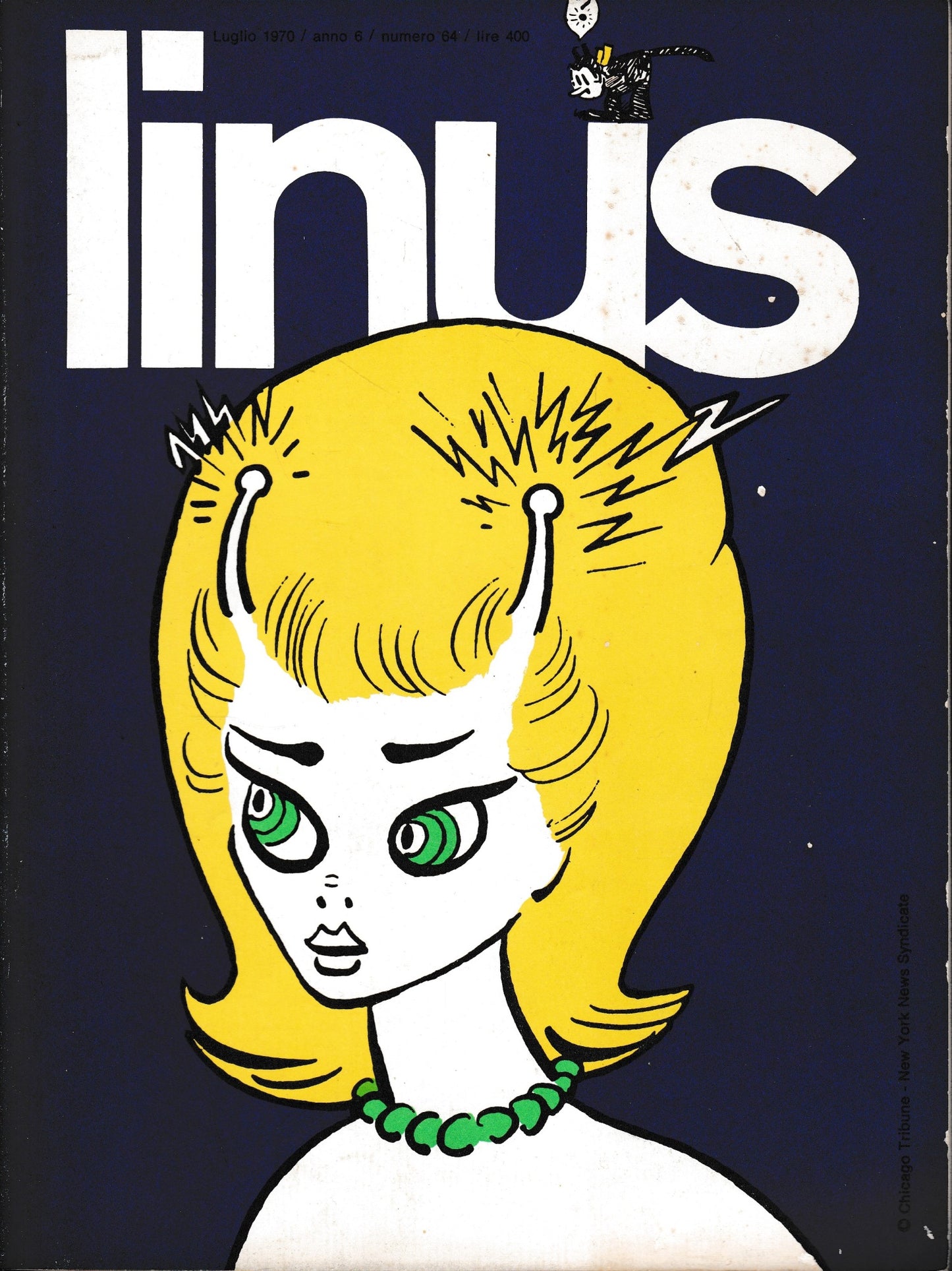 Linus. Luglio 1970 / anno 6 / n. 64 - copertina