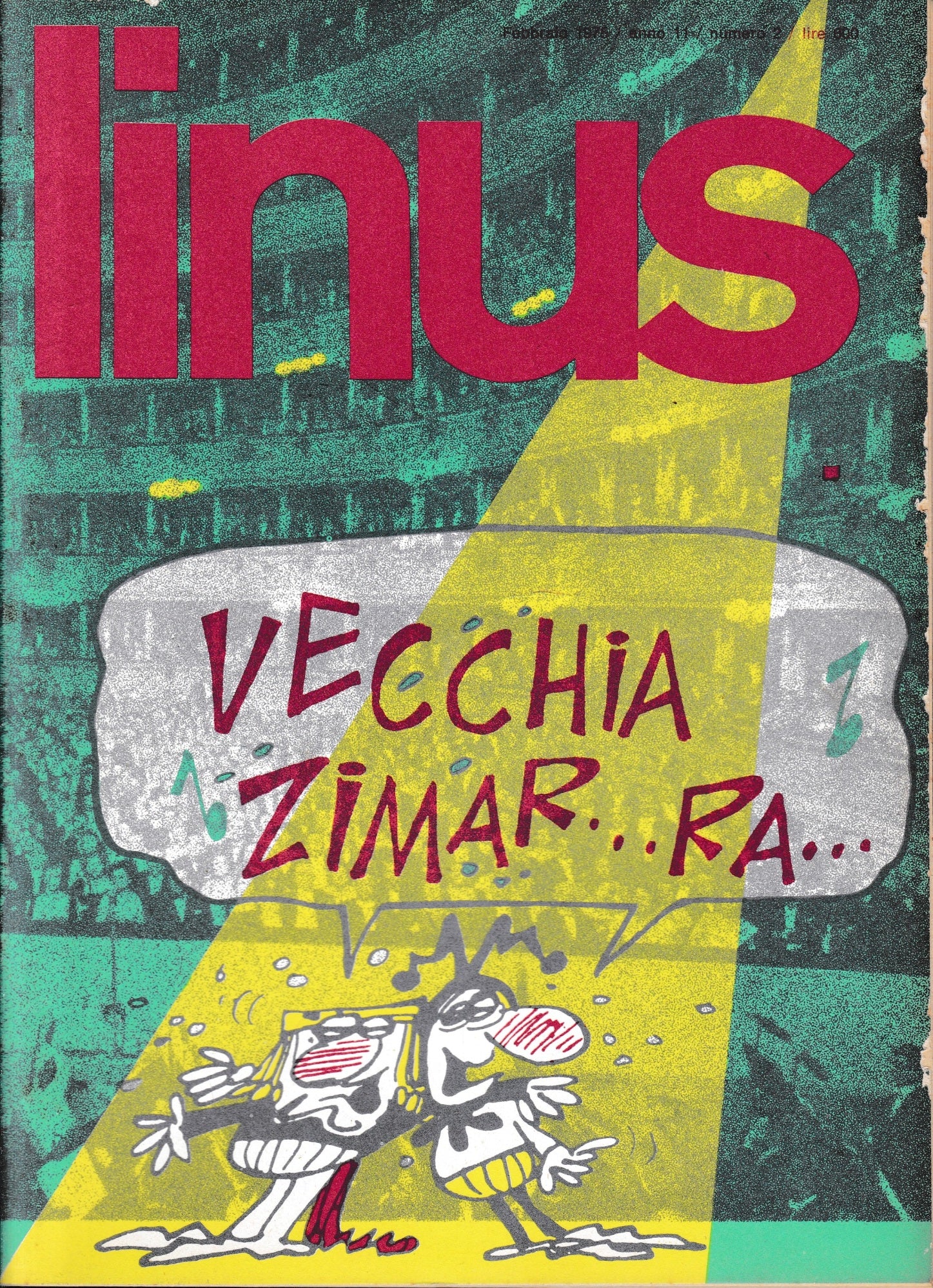 Linus. Febbraio 1975 / anno 11 / n. 2 - copertina